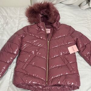 JUICY COUTURE Pink Puffer Jacket for Kids